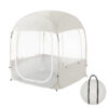 Portable Sports Tent, Clear View, Beige
