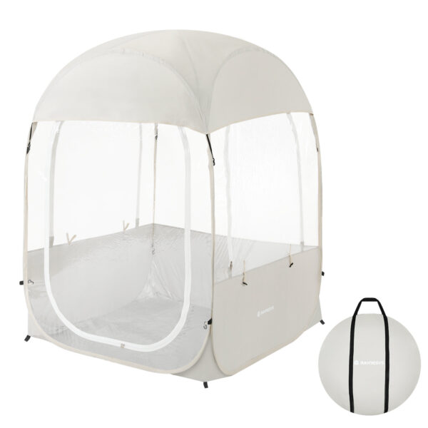 Instant Sports Tent, Clear View, Beige