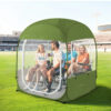 Portable Sports Tent, Clear View, Army Green