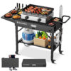 Folding Outdoor Grill Cart, 440 LBS