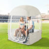 Instant Sports Tent, Clear View, Beige