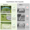 Instant Sports Tent, Clear View, Army Green