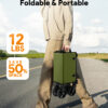 3 in 1 Collapsible Wagon, 120L & 220lbs, Army Green