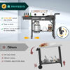 Folding Outdoor Grill Cart, 440 LBS