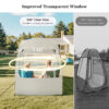 Instant Sports Tent, Clear View, Beige