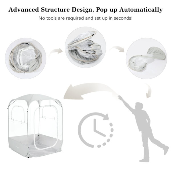Instant Pop Up Tent, for Outdoor Events, Small Size