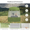 Instant Sports Tent, Clear View, Army Green