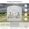 Instant Pop Up Tent, for Outdoor Events, Large Size