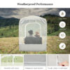 Instant Pop Up Tent, for Outdoor Events, Small Size