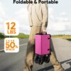 3 in 1 Collapsible Wagon, 120L & 220lbs, Pink