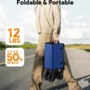 3 in 1 Collapsible Wagon, 120L & 220lbs, Indigo