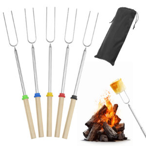 Smores Sticks for Fire Pit, 5 Pack