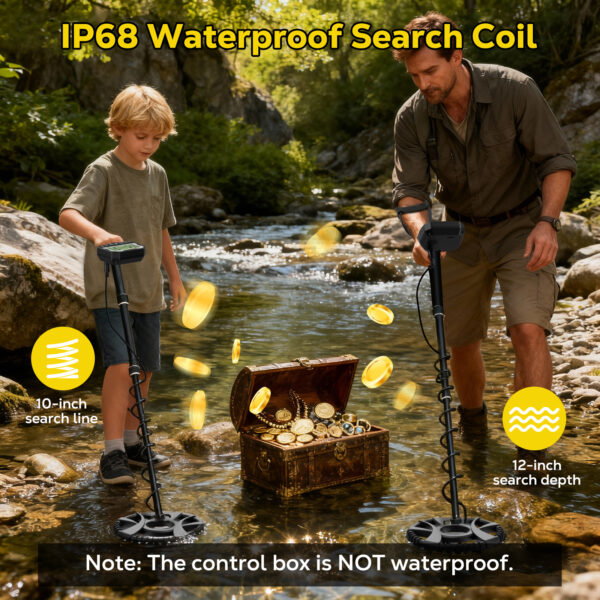 High Accuracy Metal Detector Kit, 5 Modes