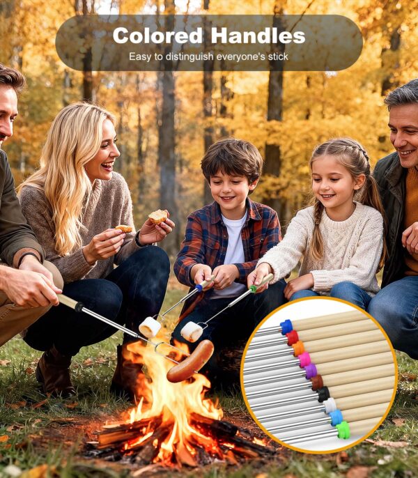Smores Sticks for Fire Pit, 5 Pack