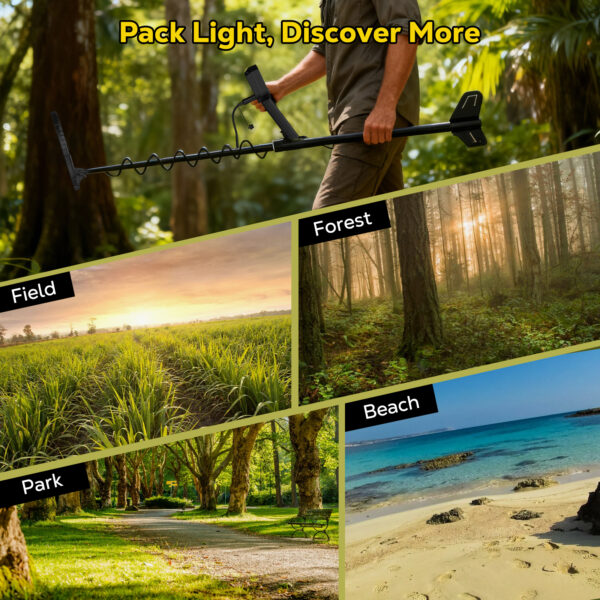 High Accuracy Metal Detector Kit, 5 Modes