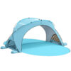 Beach Tent, with UPF50+ UV Protection, 6 Persons, Light Blue