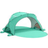 Beach Tent, with UPF50+ UV Protection, 6 Persons, Mint Green