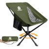 Raynesys 1 Pack Portable Camping Chair, 3.8Lb Lightweight Folding Chairs, Army Green