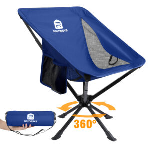 1 Raynesys 1 Pack Portable Camping Chair, 3.8Lb Lightweight Folding Chairs, Blue