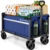 Wagons Carts Foldable, 220 LBS & 330 LBS, Blue