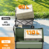 Wagons Carts Foldable, 110L & 220 LBS, Army Green