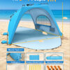 Pop Up Beach Tent, UPF 30+ UV Protection, L Size, Sky Blue