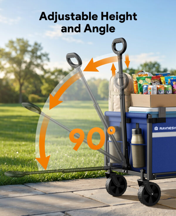 Wagons Carts Foldable, 220 LBS & 330 LBS, Blue