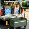 Wagons Carts Foldable, 110L & 220 LBS, Army Green