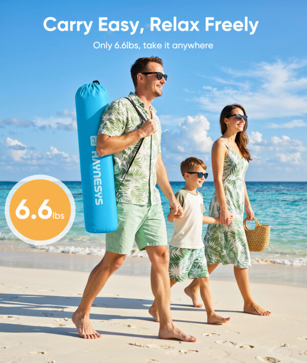 Beach Tent, UPF 30+ UV Protection, 4 Persons, Sky Blue