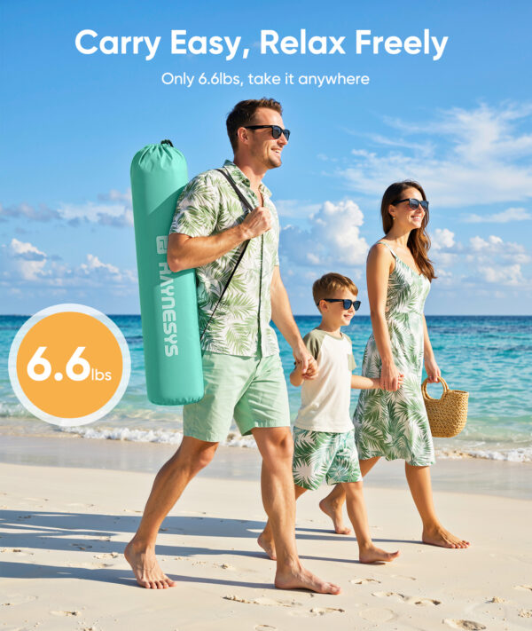 Beach Tent, UPF 30+ UV Protection, 4 Persons, Mint Green