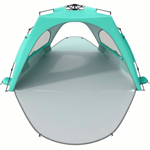 Beach Tent, UPF 30+ UV Protection, 6 Persons, Mint Green