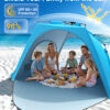 Pop Up Beach Tent, UPF 30+ UV Protection, XL Size, Sky Blue