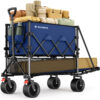 1 Double Decker Wagon, 400 L Large Capacity, Blue