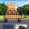 5 Double Decker Wagon, 400 L Large Capacity, Blue