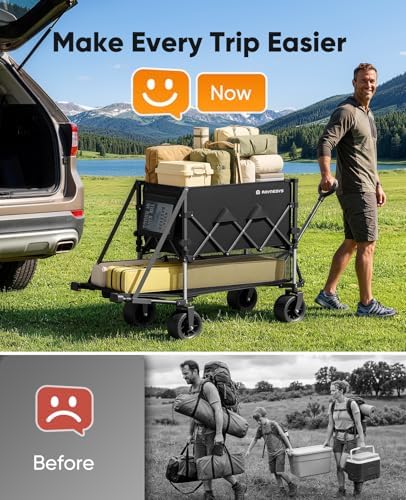 518BqdsaCKL._AC_.jpg Double Decker Wagon, 400 L Large Capacity, Black