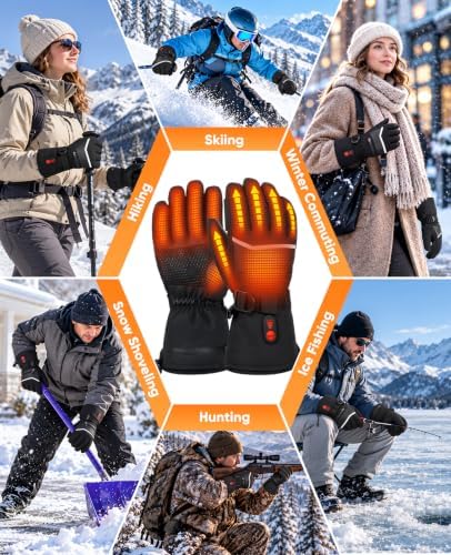 519aOZ0aadL._AC_.jpg Heated Gloves for Men & Women, Rechargeable Winter Gloves, Size L