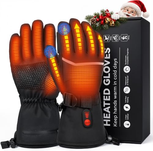 51EmFnxYqkL._AC_.jpg Heated Gloves for Men & Women, Rechargeable Winter Gloves, Size L