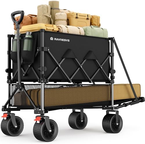 51J35IQzyL._AC_.jpg Double Decker Wagon, 400 L Large Capacity, Black