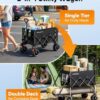 51XTDrqXc3L._AC_.jpg Double Decker Wagon, 400 L Large Capacity, Black
