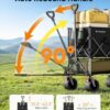 51ZpW4gB0PL._AC_.jpg Double Decker Wagon, 400 L Large Capacity, Black