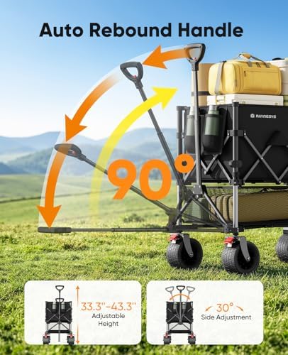 51ZpW4gB0PL._AC_.jpg Double Decker Wagon, 400 L Large Capacity, Black